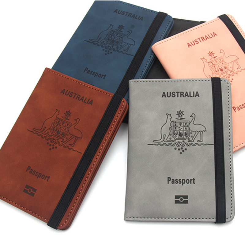 Travel Accessories Australia - 男性と女性のための旅行用財布,パスポートカバー,書類を整理する