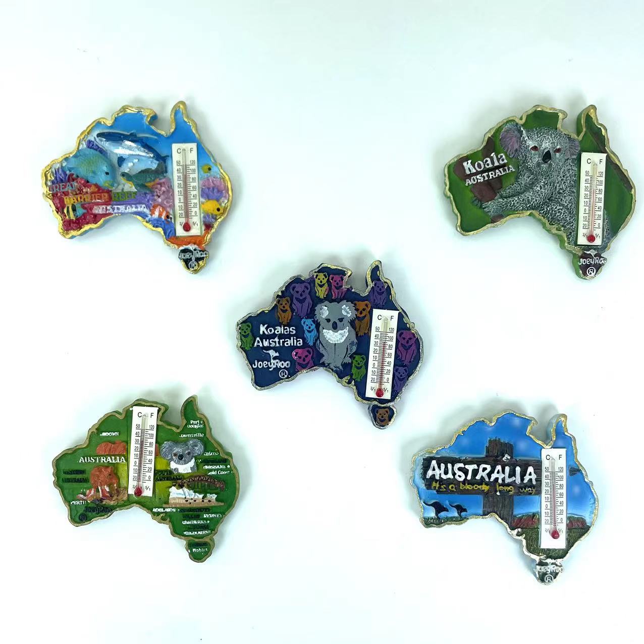 Travel Accessories Australia - Australiaマグネットお土産温度計旅行用磁気ステッカー冷蔵庫ギフト家の装飾アクセサリー