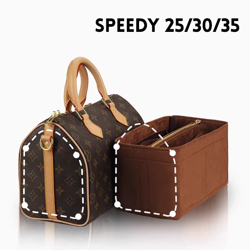 Travel Accessories Lv - フェルトインサートバッグオーガナイザー LV Speedy 25 30 35