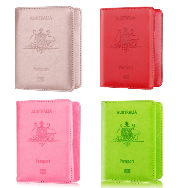 Travel Accessories Australia - Australiaトラベルパスポートカバーウォレットユニセックスビジネス多機能クレジットカード財布オーガナイザーケース