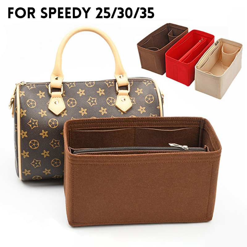 Travel Accessories Lv - YU7 フェルト製インサートバッグオーガナイザー LV Speedy 20 25