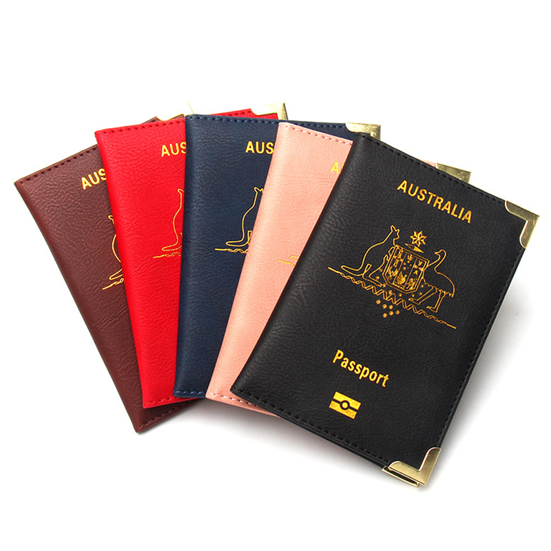 Travel Accessories Australia - Australia-女性用パスポートカバー,旅行,財布,ピンク