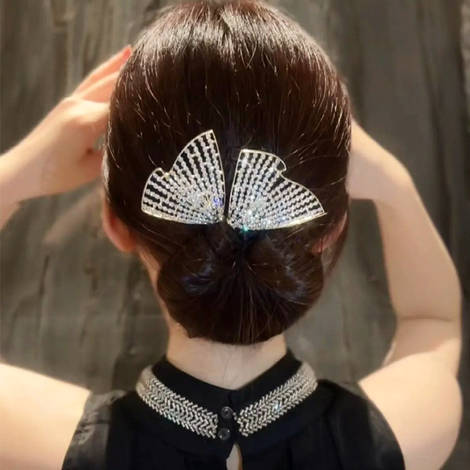 Travel Accessories Bunnings - 蝶結びお団子ヘアメーカー ヘアカーラーラップ エレガントなスタイリングツール 女性用 簡単使用 デイリー