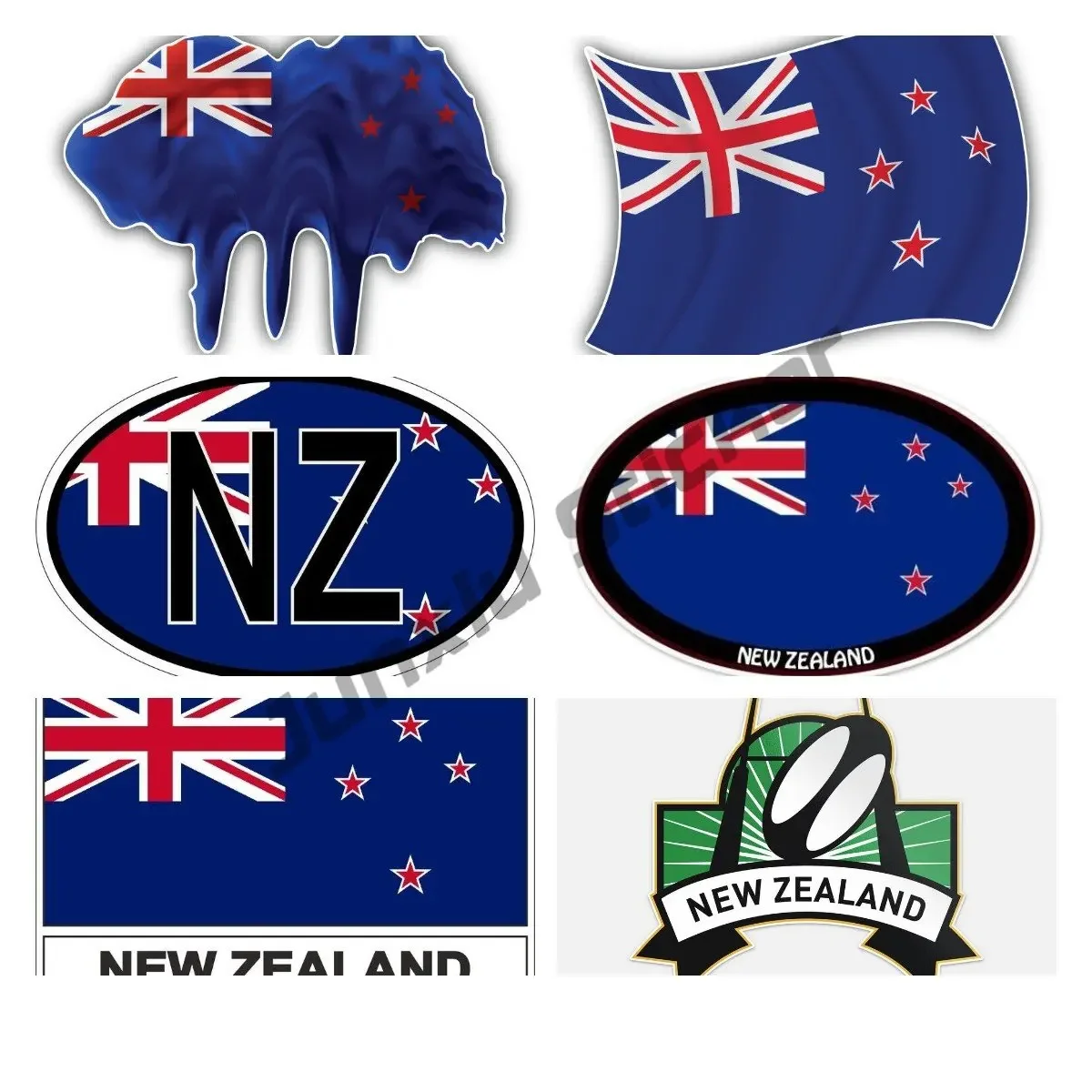Travel Accessories Nz - ニュージーランド国旗ビニールデカールスタイリングステッカーニュージーランド旅行トラックバンバンパーアクセサリー