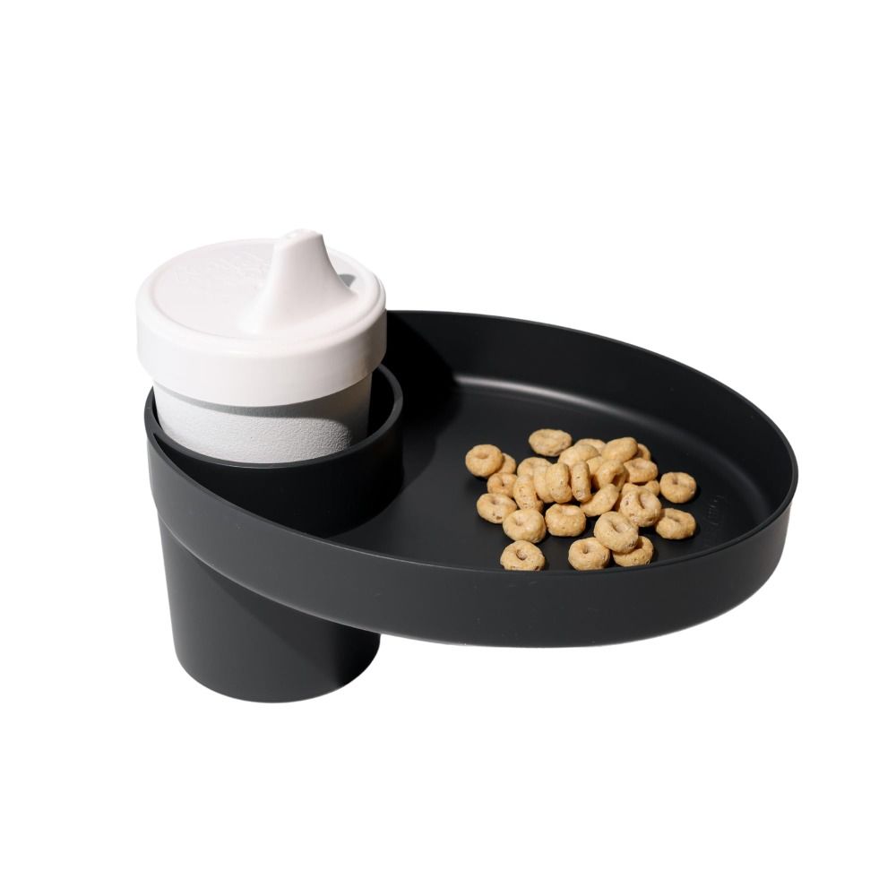 Travel Accessories For Road Trip - 2in1カーシートスナックトレイ、安定回転式トラベルトレイ、カーシートアタッチメント、車内アクセサリー、拡張カップホルダー、ロードトリップ用