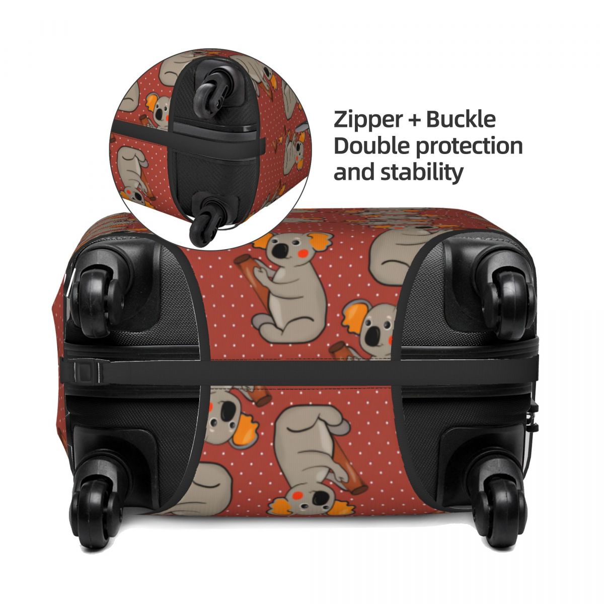 カスタムキュートオーストラリアコアラベア荷物カバープロテクタ - Travel Accessories Australia のレビューと価格