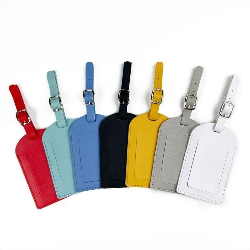 女性男性用荷物タグ PUレザー旅行用品スーツケースIDアドレ - Travel Accessories List のレビューと価格