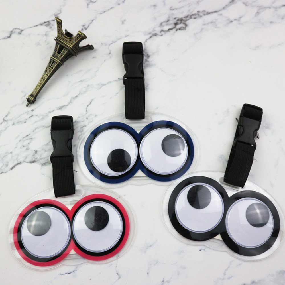 かわいい目玉模様の荷物タグ 面白いスーツケース用荷物タグ 名 - Travel Accessories List のレビューと価格