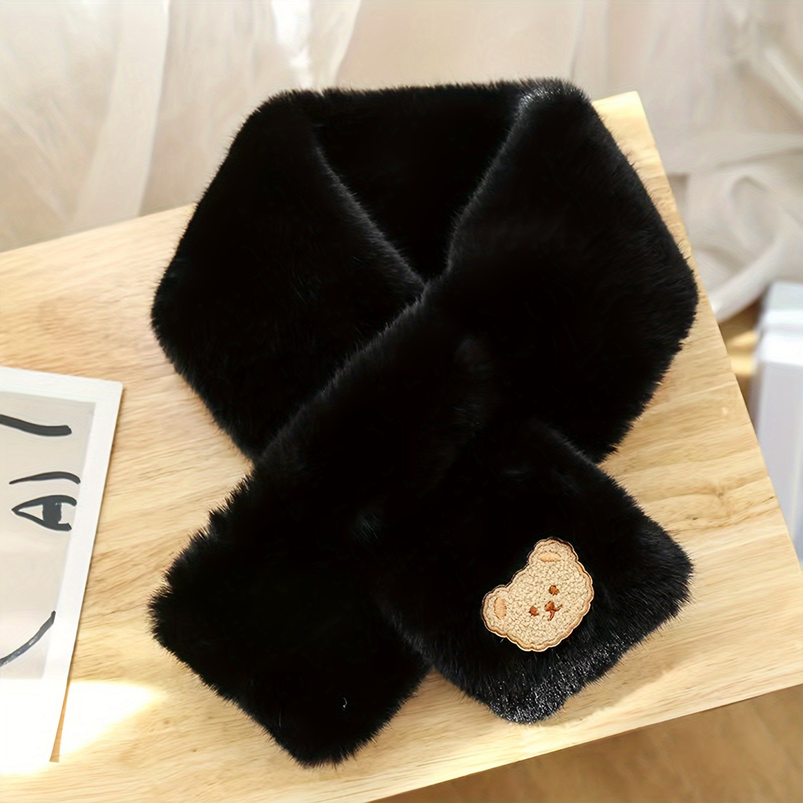 女性用フリース裏地付き暖かいスカーフ＆ネックウォーマー -  - Travel Accessories Neck のレビューと価格