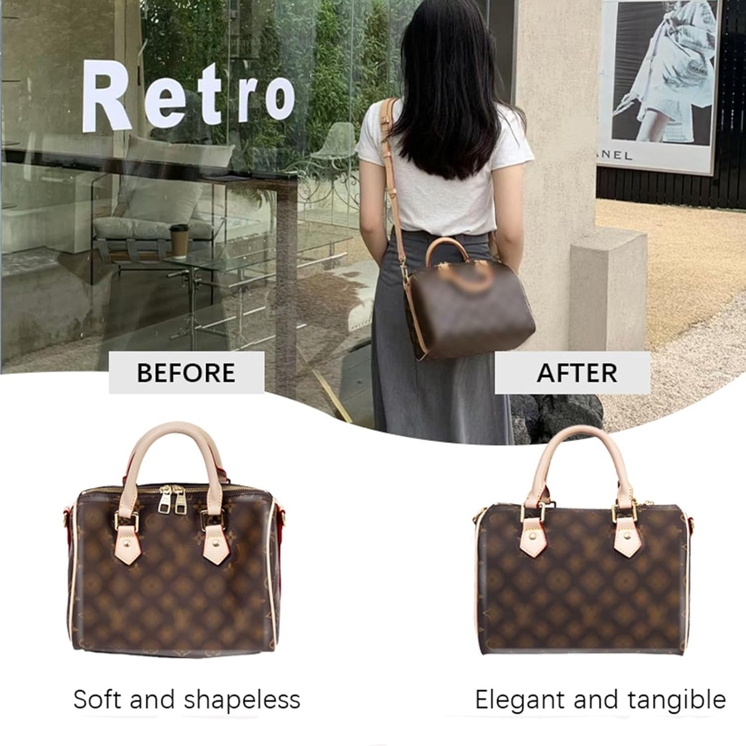 フェルトインサートバッグオーガナイザー LV Speedy  - Travel Accessories Lv のレビューと価格
