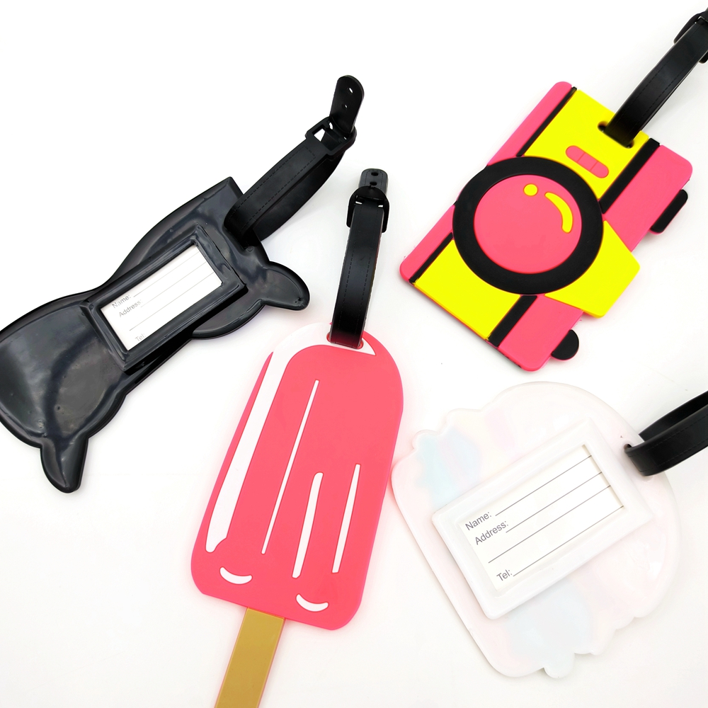 アイスクリームラゲッジタグ、作業名タグ、紛失防止IDタグ、旅 - Travel Accessories List のレビューと価格