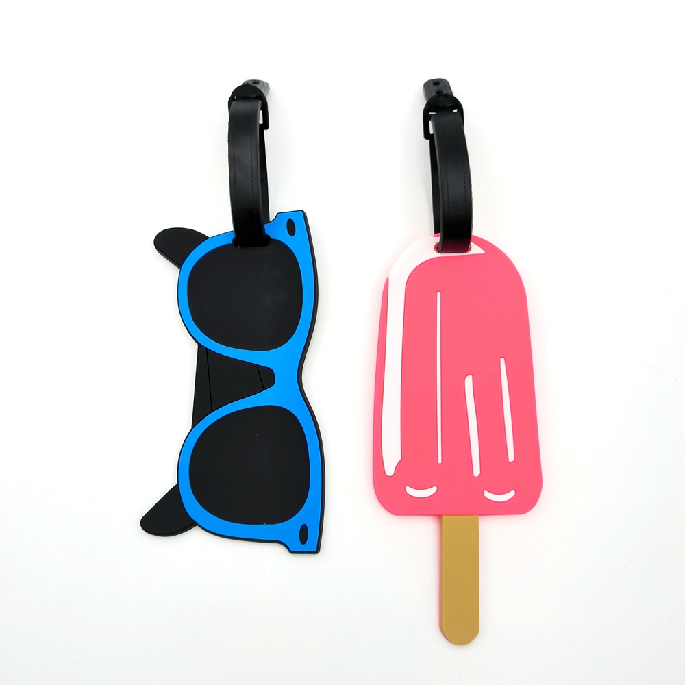 アイスクリームラゲッジタグ、作業名タグ、紛失防止IDタグ、旅 - Travel Accessories List のレビューと価格