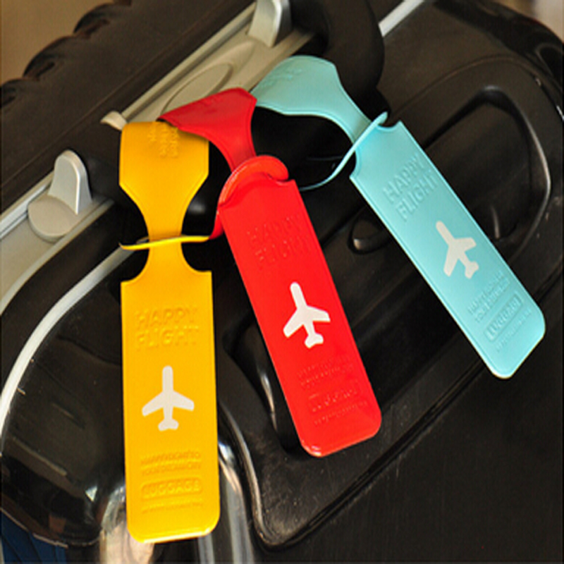 ポータブルソリッドカラーラゲッジタグクリエイティブ荷物スーツ - Travel Accessories List のレビューと価格