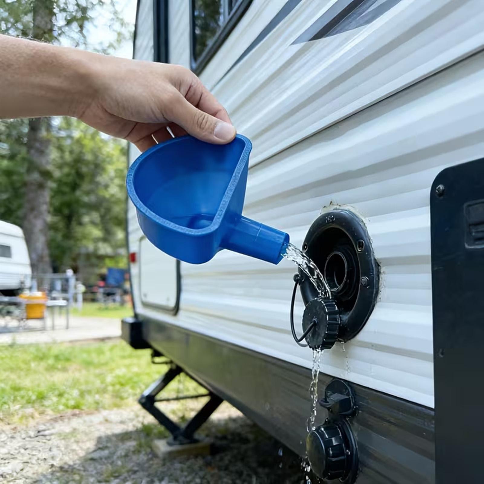 RV ウォーターファンネル 3D プリントされたこぼれ防止広 - Travel Accessories For Road Trip のレビューと価格