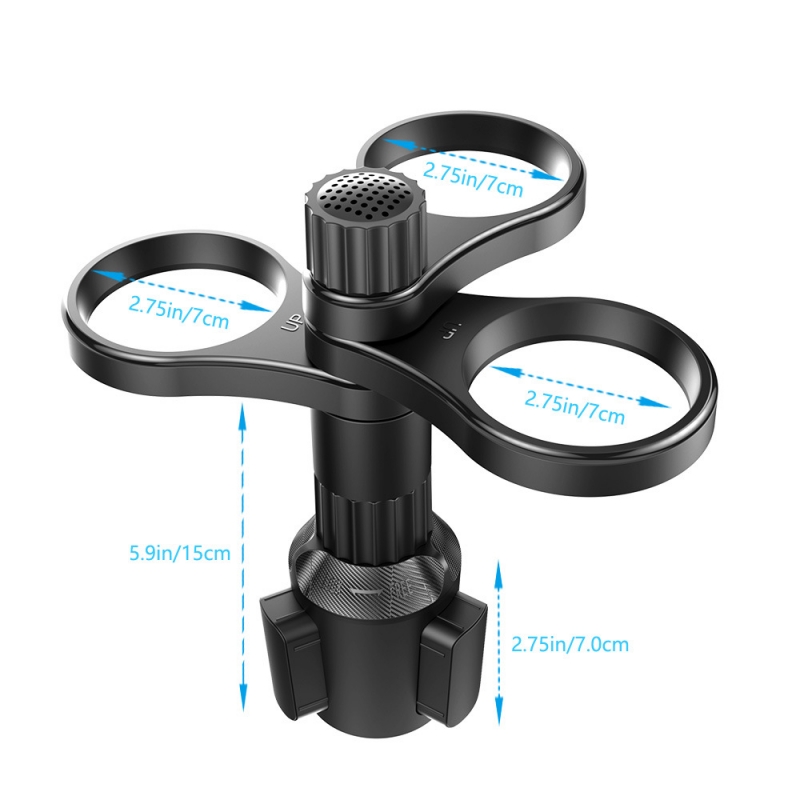 360 °   回転可能な3-in-1カーカップホルダー、頑 - Travel Accessories For Road Trip のレビューと価格