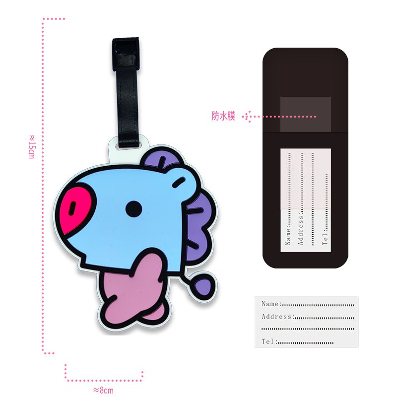 BT21のかわいいキャラクターキーホルダー、カワイイユニセッ - Travel Accessories List のレビューと価格