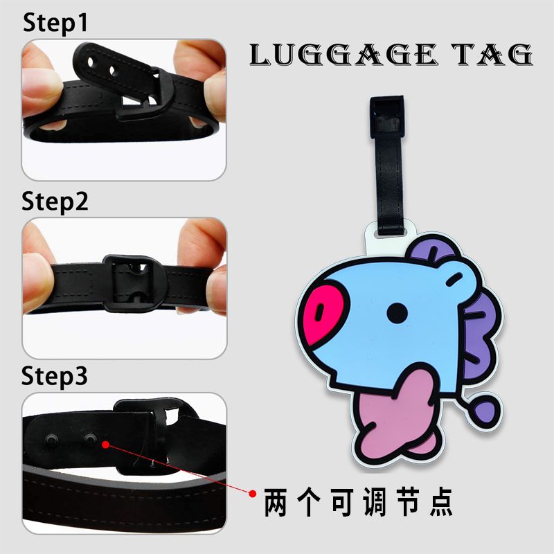 BT21のかわいいキャラクターキーホルダー、カワイイユニセッ - Travel Accessories List のレビューと価格