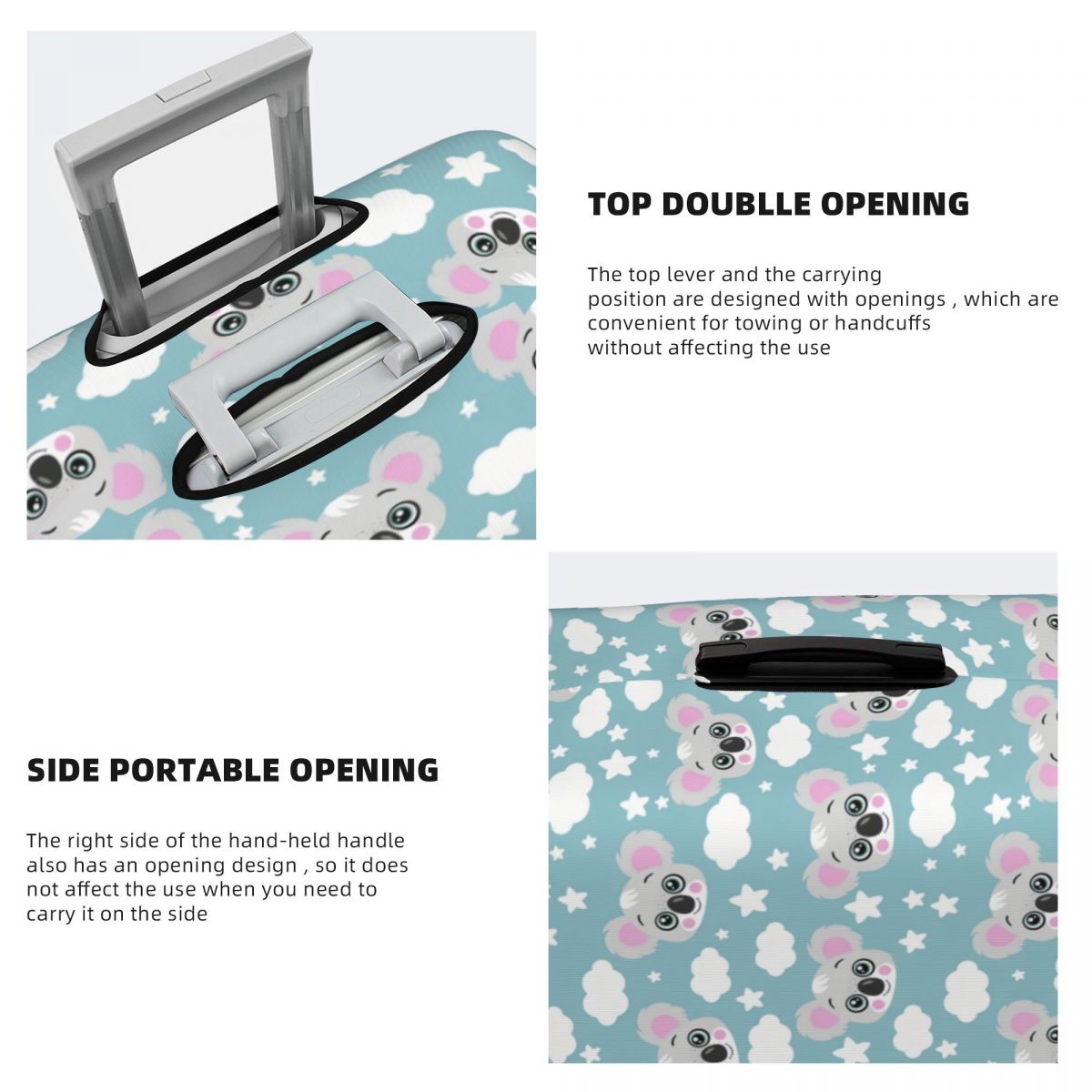 かわいいオーストラリアコアラベビーラゲージカバー弾性旅行スー - Travel Accessories Australia のレビューと価格