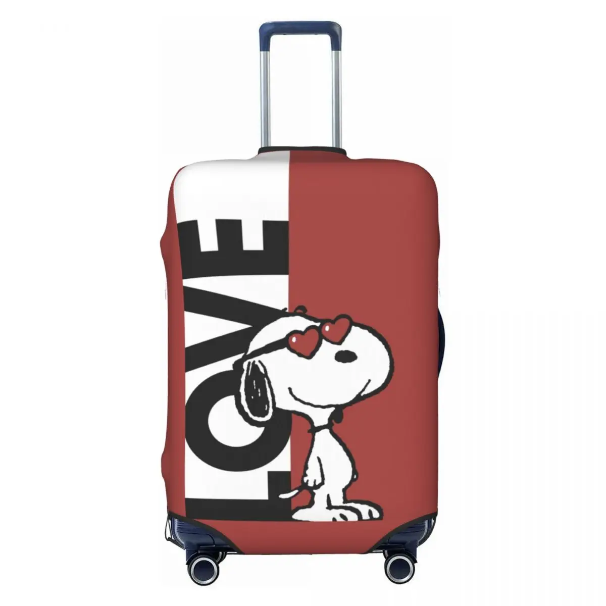 耐久性のある弾性スーツケーススリーブ かわいい犬のプリント  - Travel Accessories For Road Trip のレビューと価格