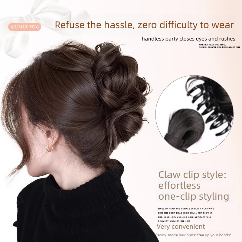 ナチュラルブラックフェイクヘアクロウクリップふわふわヘアピー - Travel Accessories Bunnings のレビューと価格
