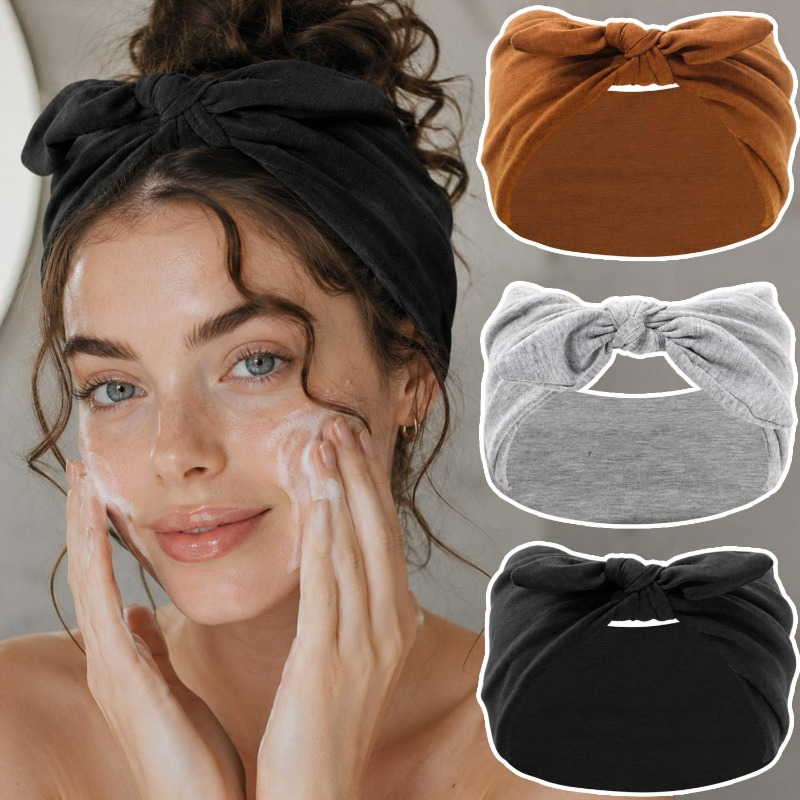 弓型ヘッドバンド 幅広弾性ヘアバンド レディース 洗顔 メイ - Travel Yoga Accessories のレビューと価格