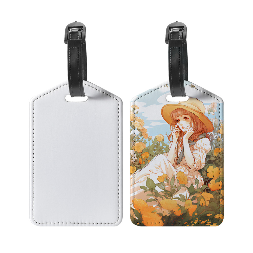 カスタマイズされた画像 Pu レザー荷物タグカスタマイズされ - Travel Accessories List のレビューと価格