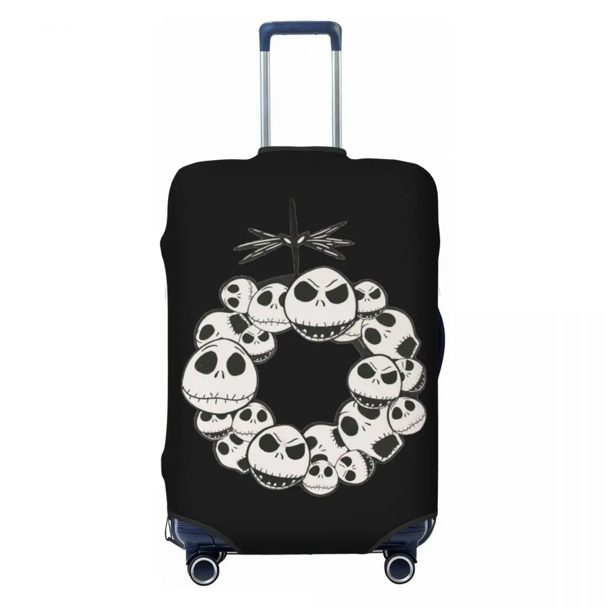 スーツケースカバー ジャックムービー スケリントンズ柄 18 - Travel Accessories For Road Trip のレビューと価格
