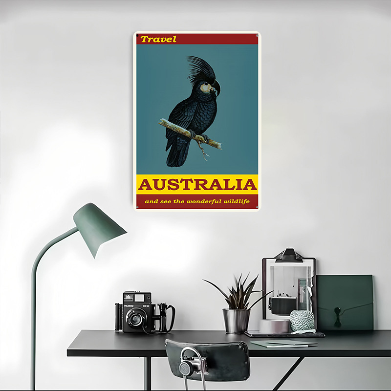 オーストラリア旅行用ブリキポスター、カスタマイズされたウォー - Travel Accessories Australia のレビューと価格