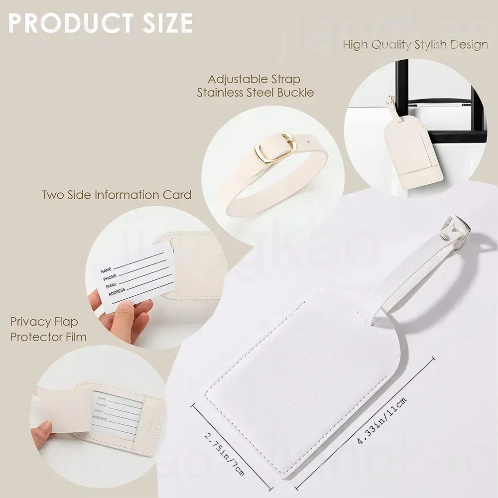 パーソナライズされた PU 荷物タグ ハートレター 名前付き - Travel Accessories List のレビューと価格