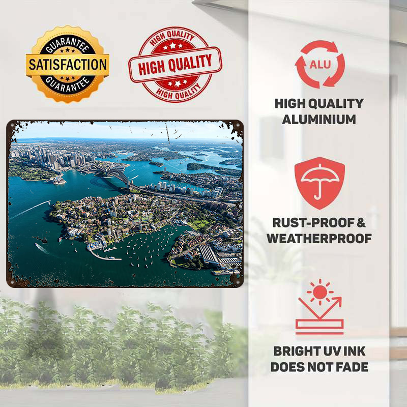 シドニーオーストラリア旅行印刷ポスターカスタマイズされたレト - Travel Accessories Australia のレビューと価格