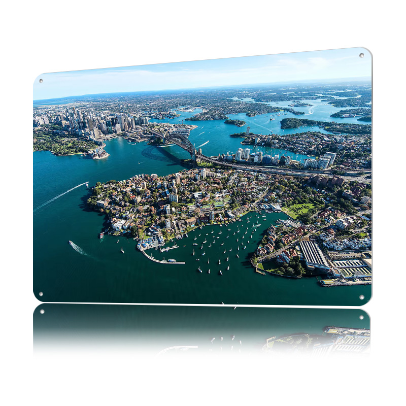 シドニーオーストラリア旅行印刷ポスターカスタマイズされたレト - Travel Accessories Australia のレビューと価格