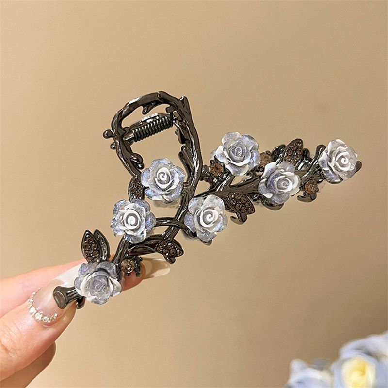 新しい中国風水墨画バラヘアクリップ、女性用、後頭部お団子クリ - Travel Accessories Bunnings のレビューと価格