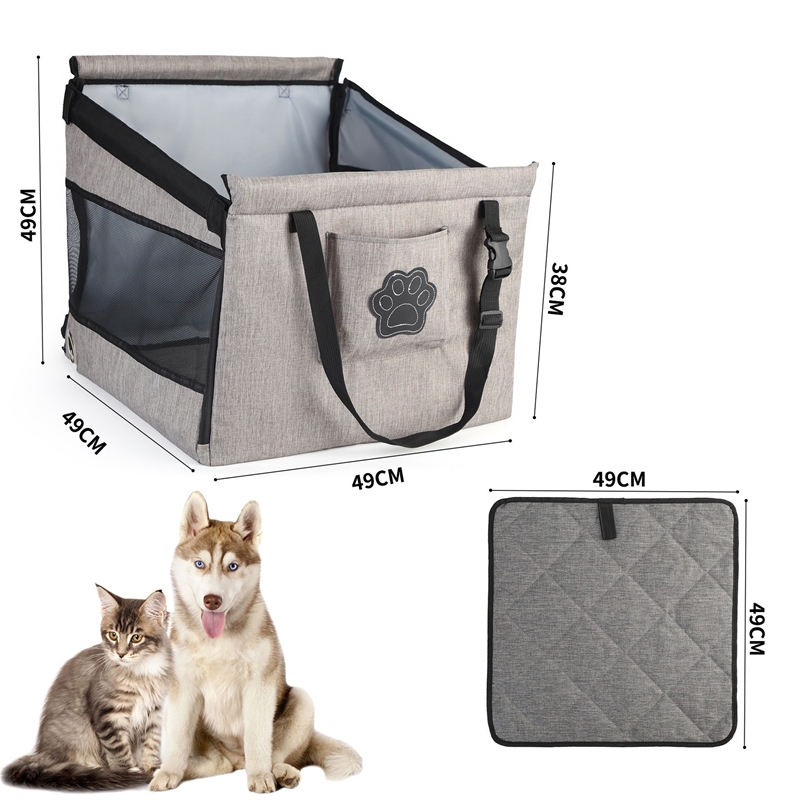 ペット用車載キャリー 折りたたみ式メッシュドッグシート 小型 - Travel Accessories For Road Trip のレビューと価格