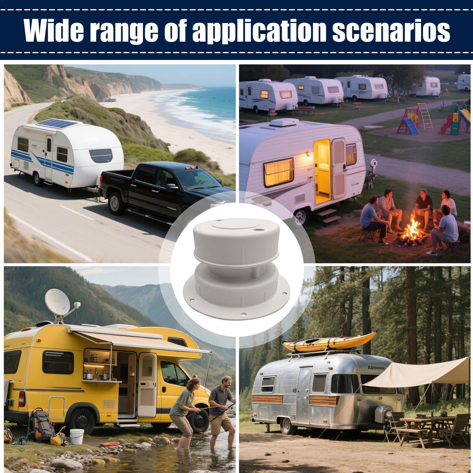 RV ルーフベントカバー 下水道ベントカバー 換気交換部品  - Travel Accessories For Road Trip のレビューと価格